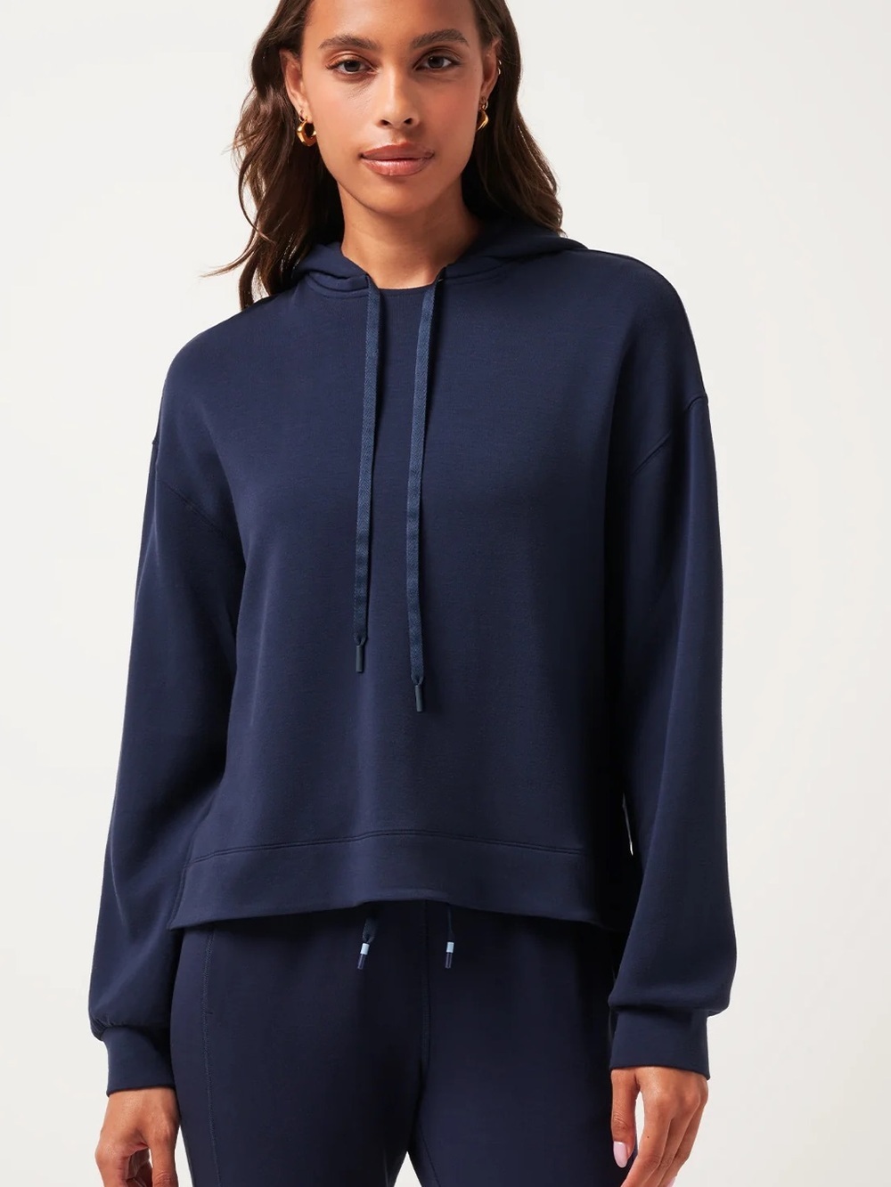 TravisMathew Women's Skyloft Soft Golf Hoodie Navy Blue Color Size Small NWT